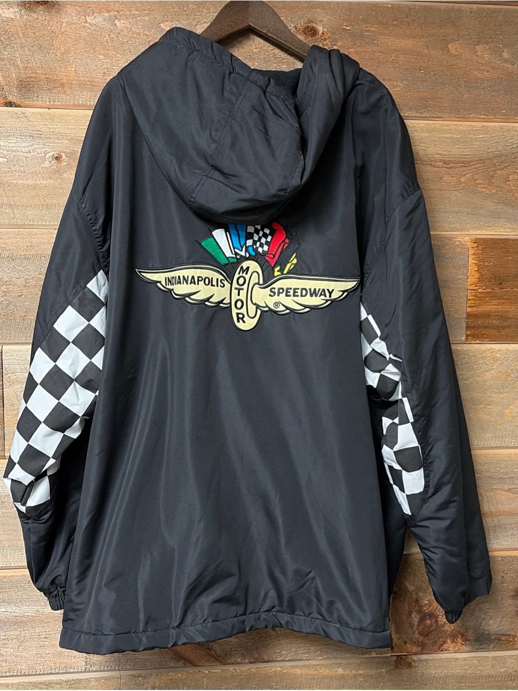Indianapolis Motor Speedway Mens Jacket Black 3xl Racing Indy 500 Full Zip